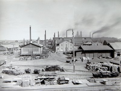 Lysva ijzergieterij, Rusland, 1900s door Unbekannt