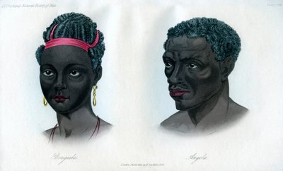 Inboorlingen van Benguela en Angola, 1848 door Unbekannt