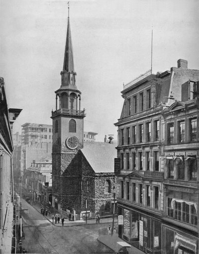 Oude Zuidkerk, Boston, c1897 door Unbekannt