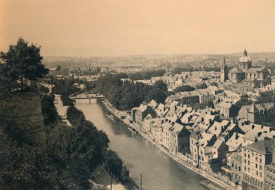 Panorama van de Sambre, ca. 1900 door Unbekannt