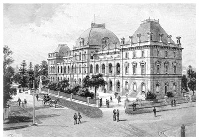 Parlementsgebouw, Brisbane, Australië, 1886 door Unbekannt