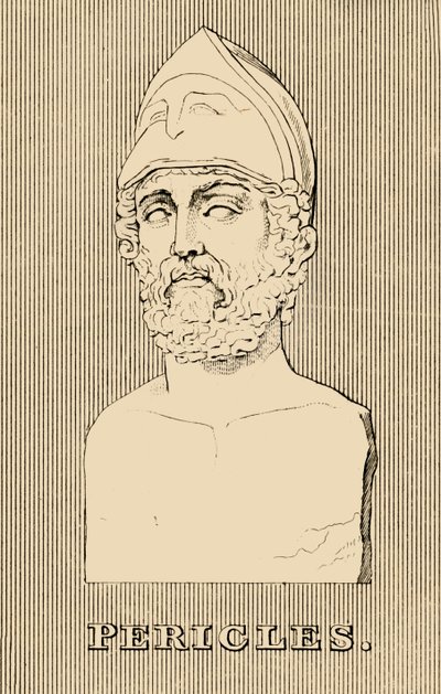 Pericles, ca. 495-429 v.Chr., 1830 door Unbekannt