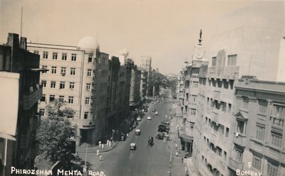 Phirozshah Mehta Road, Bombay door Unbekannt