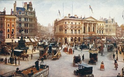 Piccadilly Circus, Londen, c1910 door Unbekannt