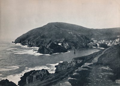 Polperro - De inham en het dorp, 1895 door Unbekannt