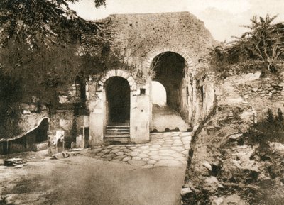 Porta marina, Pompeii, Italië, ca. 1900s door Unbekannt