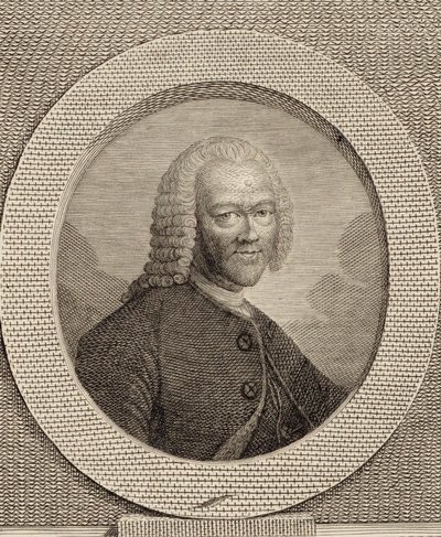 Portret van Georg Philipp Telemann 1681-1767 door Unbekannt