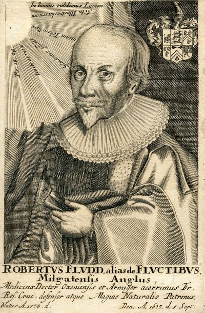 Portret van Robert Fludd door Unbekannt