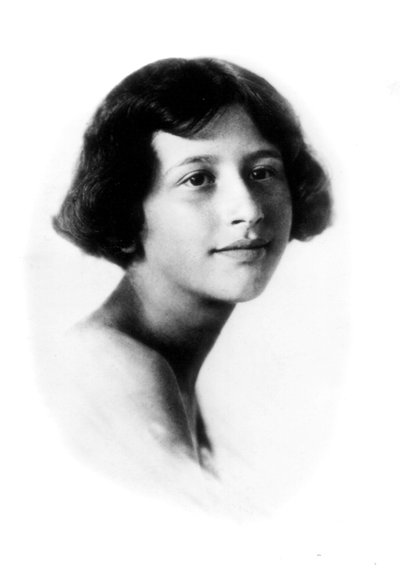 Portret van Simone Weil door Unbekannt