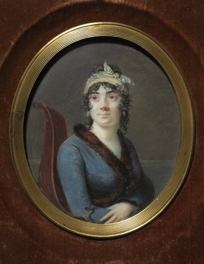 Portret van een vrouw, ca. 1820 door Unbekannt