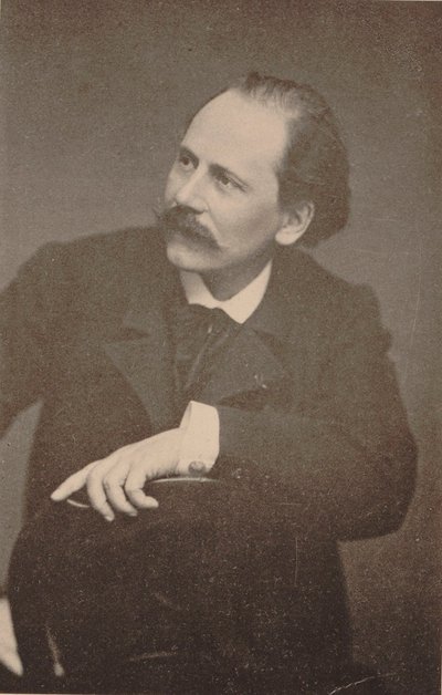 Portret van de componist Jules Massenet 1842-1912 door Unbekannt