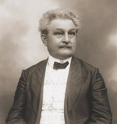 Portret van de componist Leos Janacek door Unbekannt