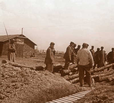 Gevangenen, Chalons, Noord-Frankrijk, ca. 1914-ca. 1918 door Unbekannt