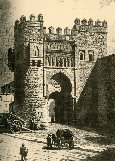 Puerta Del Sol, Toledo, 1890 door Unbekannt