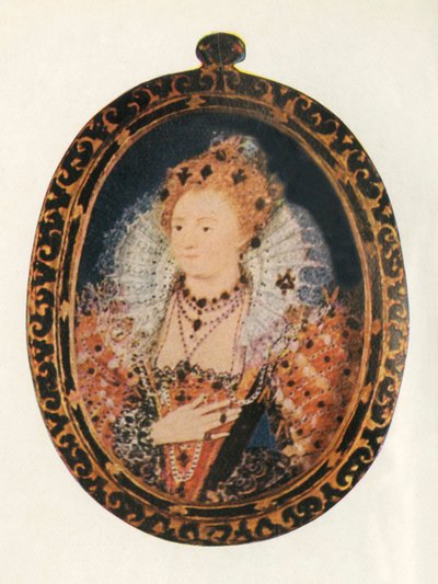 Koningin Elizabeth I, 1595-1600, 1947 door Unbekannt