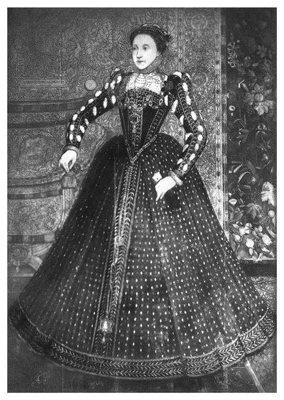 Koningin Elizabeth I, 16e eeuw, 1896 door Unbekannt