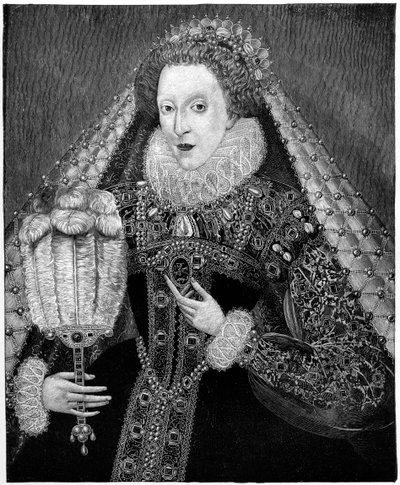 Koningin Elizabeth I, ca. 1580, 1910 door Unbekannt