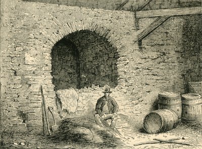 Romeinse Muur op Tower Hill, c1872 door Unbekannt