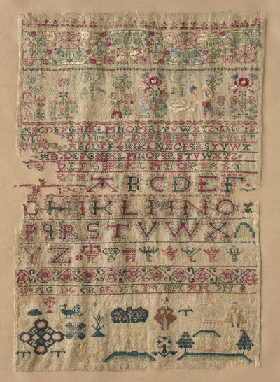 Sampler, 1743 door Unbekannt