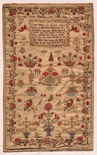 Sampler, 1828 door Unbekannt