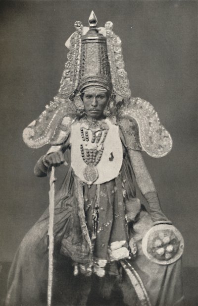 Acteur als Subrahmanya oorlogsgod, 1926 door Unbekannt