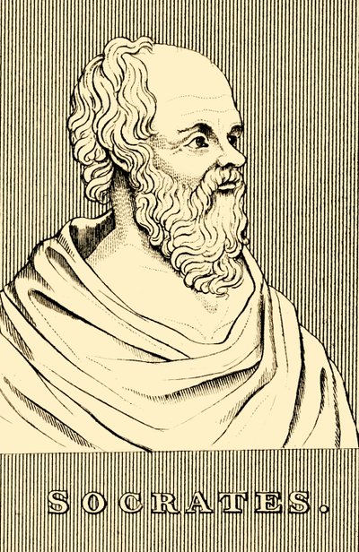 Socrates, c470-399 v.Chr., 1830 door Unbekannt