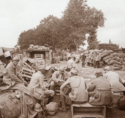 Soep, Genicourt, Noord-Frankrijk, c1914-c1918 door Unbekannt