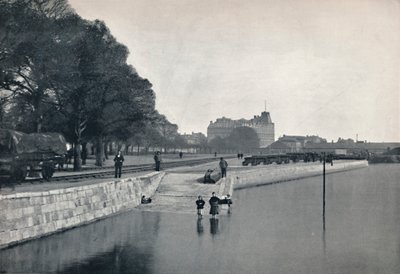 Southampton - Het platform, 1895 door Unbekannt