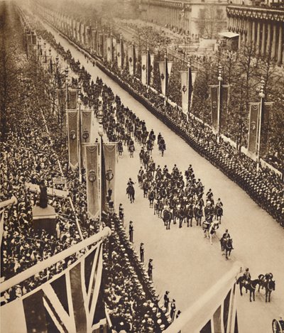 Wandelen in de Mall, 12 mei 1937 door Unbekannt