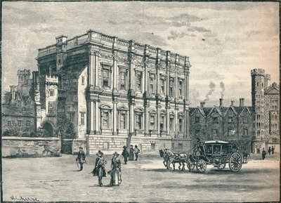 Het Banketgebouw, Whitehall, Londen door Unbekannt