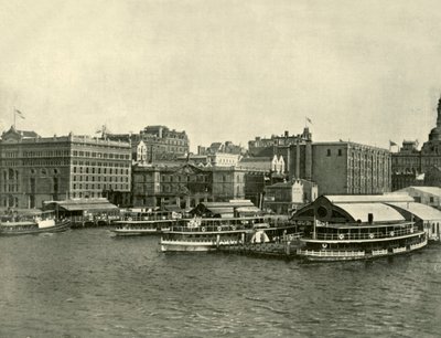 De Circular Quay, Sydney, 1901 door Unbekannt