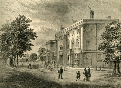 The Eyre Arms in 1820, ca. 1876 door Unbekannt