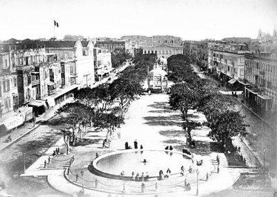 Het Grote Plein, Alexandrië, Egypte, ca. 1910s door Unbekannt