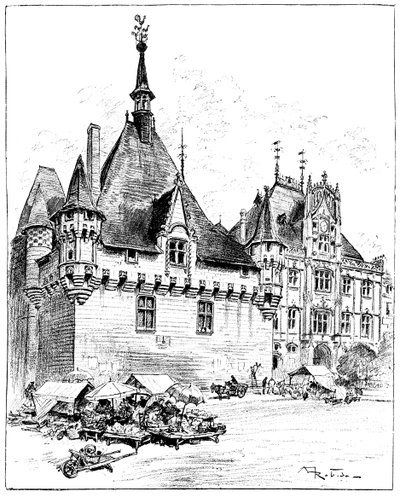 Het stadhuis, 1899 door Unbekannt