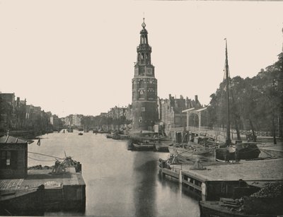 De Montelbaanstoren, Amsterdam, Nederland, 1895 door Unbekannt