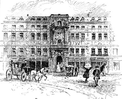 De oude Mercers Hall, Londen, 1909 door Unbekannt