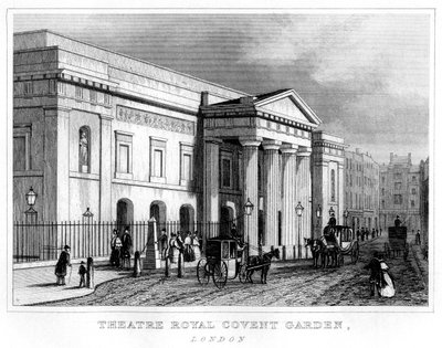 Theatre Royal Covent Garden, Westminster, Londen, 19e eeuw door Unbekannt