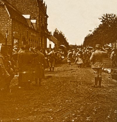 Troepen vertrekken, ca. 1914-1918 door Unbekannt