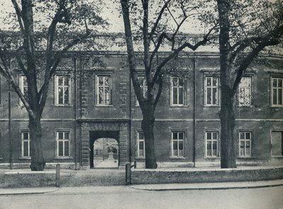 Bovenbouw, kijkend door naar de schooltuin, 1926 door Unbekannt