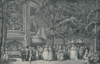 Vauxhall Gardens, 1785, 1920 door Unbekannt