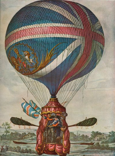 Vincent Lunardis tweede ballon: 3 mei 1785, 1937 door Unbekannt