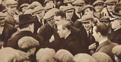 Bezoek aan de lijnboot Queen Mary, 1937 door Unbekannt