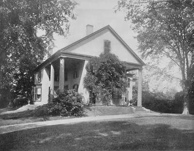 Whittiers Huis Danvers, Massachusetts, ca. 1897 door Unbekannt