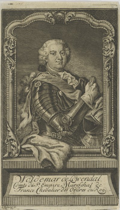 Woldemar Freiherr von Löwendal 1660-1740, voor 1748 door Unbekannt