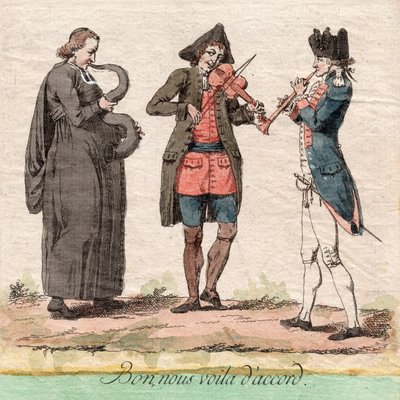 Oké, we zijn in orde, Frankrijk, c.1789 door Unbekannter Künstler