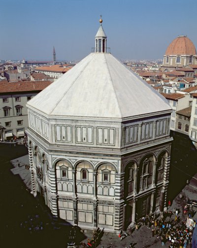 Exterieur van de Doopkapel van Florence (foto) door Unbekannt