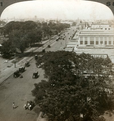 Chowringhee Road, Calcutta, India, ca. 1900s door Underwood and Underwood