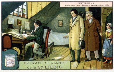 Liebig chromolithografie door Unknown artist