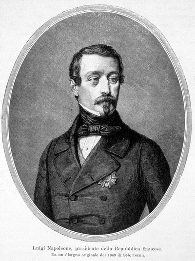 Portret van Napoleon III door Unknown artist