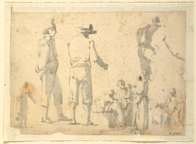 Figurale Studies door Unknown artist